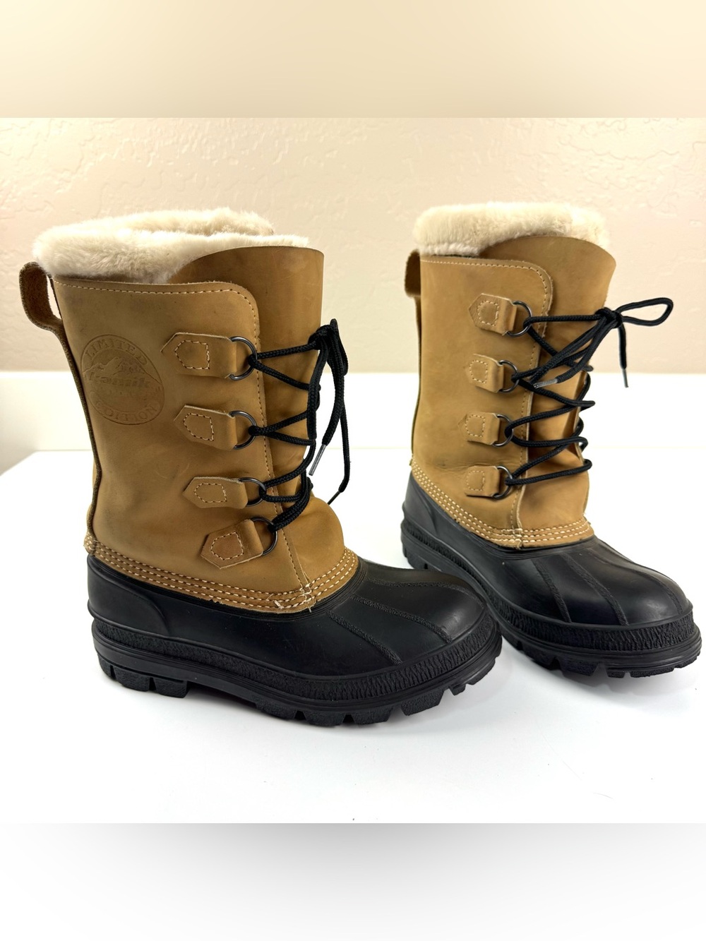 Kamik Alborg Insulated Waterproof Winter Snow Boots w/ Liners Tan Women’s Size 6